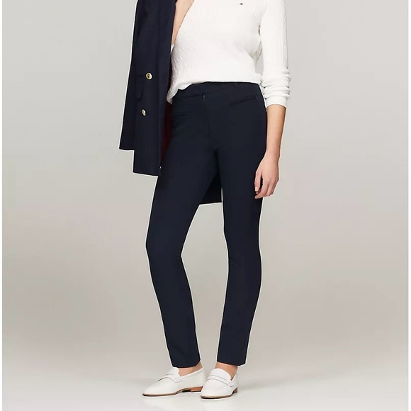 Tommy Hilfiger slim navy pants - Picture 1 of 8